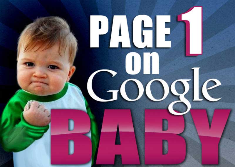 Page 1 on Google Baby!